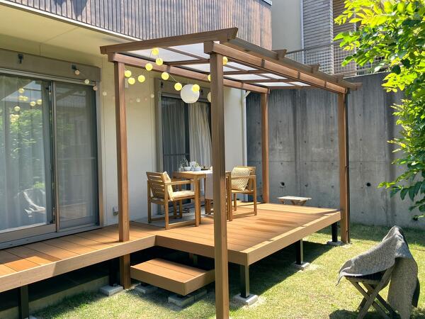 ウッドデッキのある暮らし