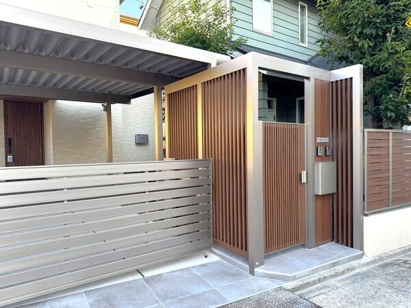 セキュリティとデザイン性、どちらも大切にした施工例です