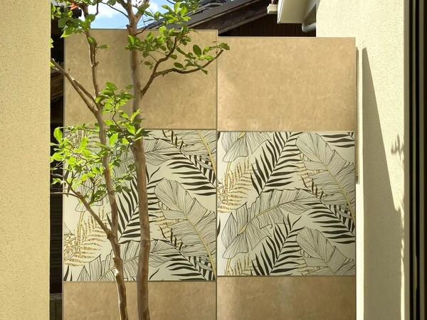 バナナリーフで生まれ変わった我が家の坪庭